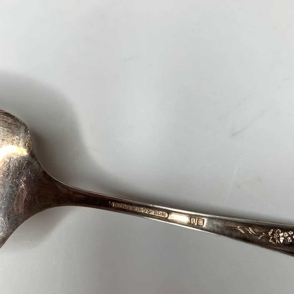 Wm Rogers & Son Spring Flower cake/pie server